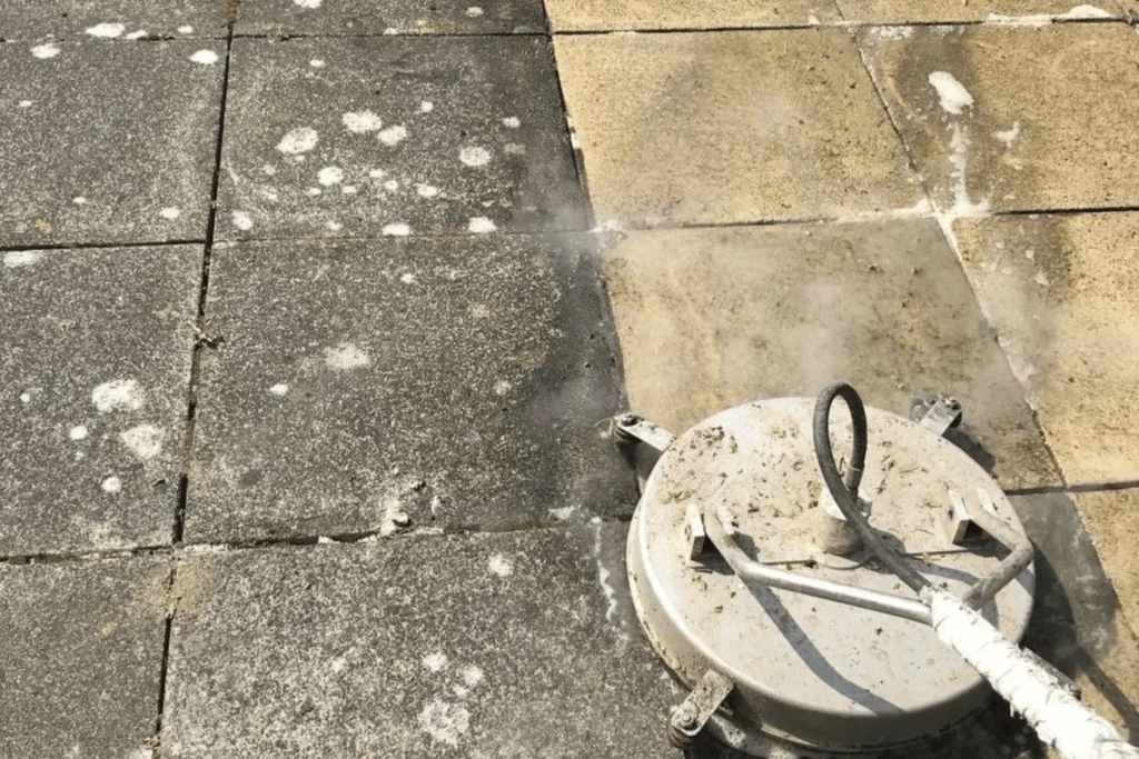 DNK Cleaning delivers patio power washing in Kerry to remove green algae, lift grime, and restore original colour for safer, cleaner outdoor spaces.