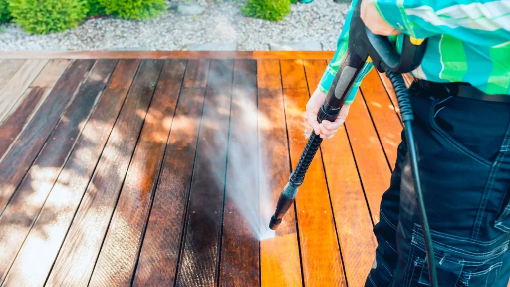 Driveway power washing in Kerry with real before-and-after results. Remove algae, tyre marks, and built-up grime safely.