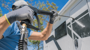 Fast power washing in Kerry with visible before-and-after results on driveways, patios, and paths. Book via form or WhatsApp.