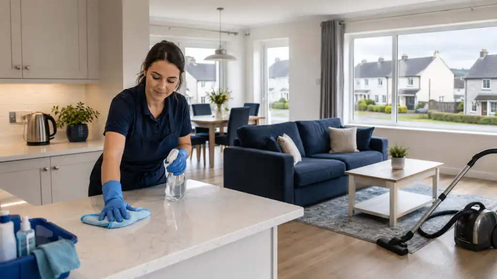 Compare domestic cleaning in Kerry, current starting prices and service options. Choose regular or deep cleaning and request a tailored free quote.