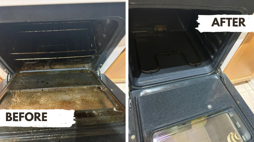 Clean oven glass, greasy racks and baked-on residue before Christmas. DNK Cleaning offers professional oven and kitchen appliance cleaning in Kerry.